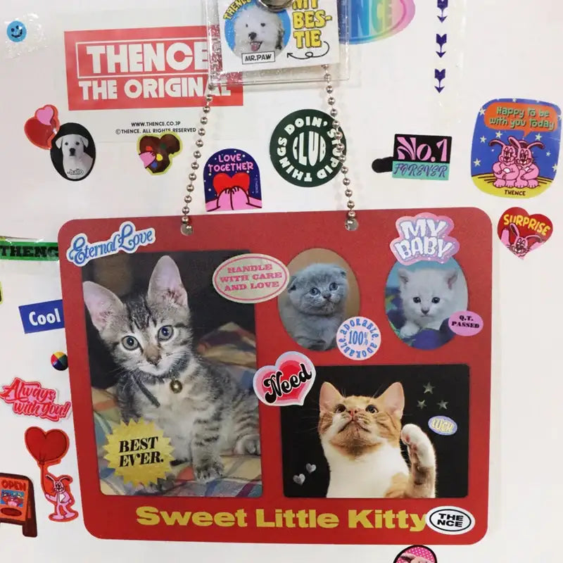 THENCE - ABS Wall Banner Kitten - THENCE - Accessories, Pouch - Harumio