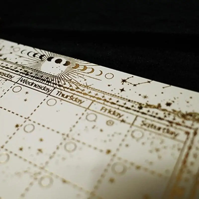 Libet - Gold Leaf Month Calendar - Libet - Stationary - Harumio