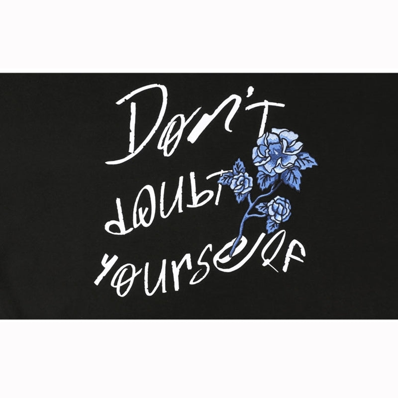 Ambler - Blue Rose Over Fit Zip Up Hoodie