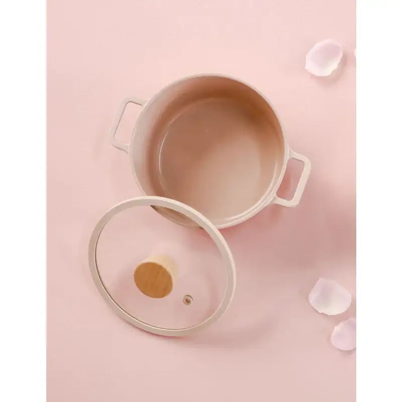 Neoflam - FIKA Mini Peach Pot and Wok Set - Neoflam - Kitchenware - Harumio