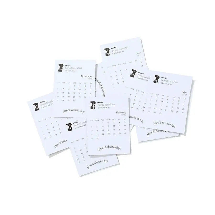 Phyps X Poster Shop - 2022 Poster Shop Calendar - Phyps - Calendars, Organizers & Planners - Harumio