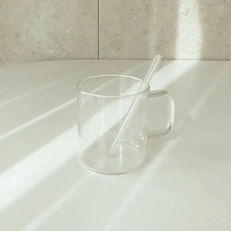 Somkist - Cafe Heat Resistant Glass Mug Cup - Somkist - Mugs - Harumio