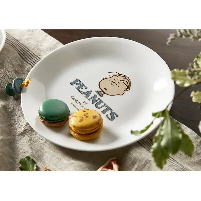 Corelle x Peanuts - Snoopy Friends - Round Plate - Modern House - Tableware - Harumio