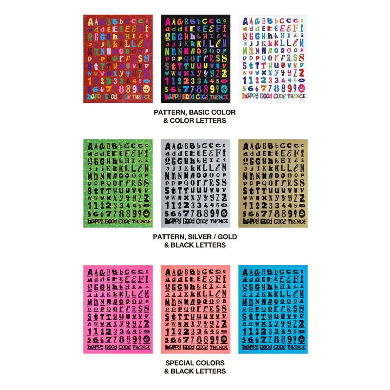 THENCE - Letter Sticker Pack Ver.2 - THENCE - Stickers - Harumio