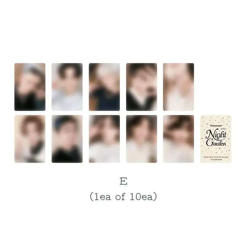 TREASURE - NIGHT GARDEN - Trading Photo Card - TREASURE - Collectible Trading Cards - Harumio