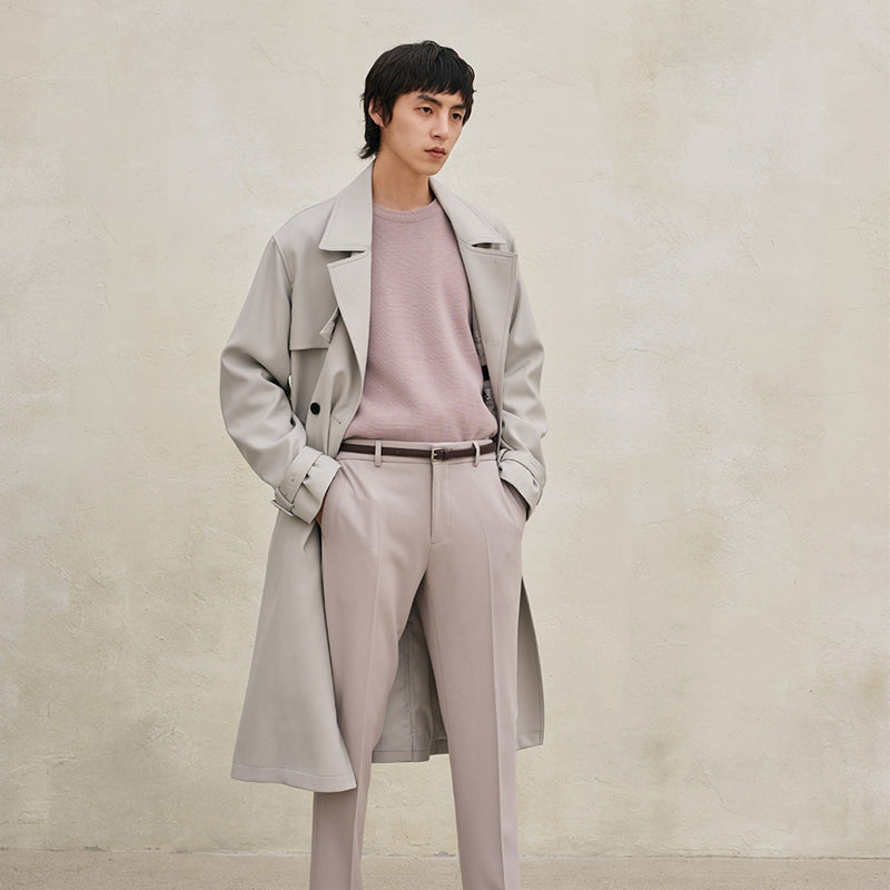 The Knit Company X Lee Soo-hyuk - 20FW Wool Trench Coat