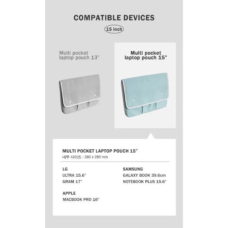 Iconic - Multi Purpose Laptop Pouch - Iconic - Laptop Pouches - Harumio