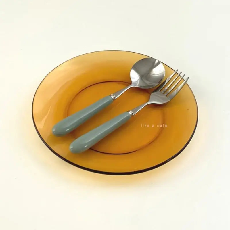 Like A Cafe - Amber Dessert Plate - Like A Cafe - Plates - Harumio