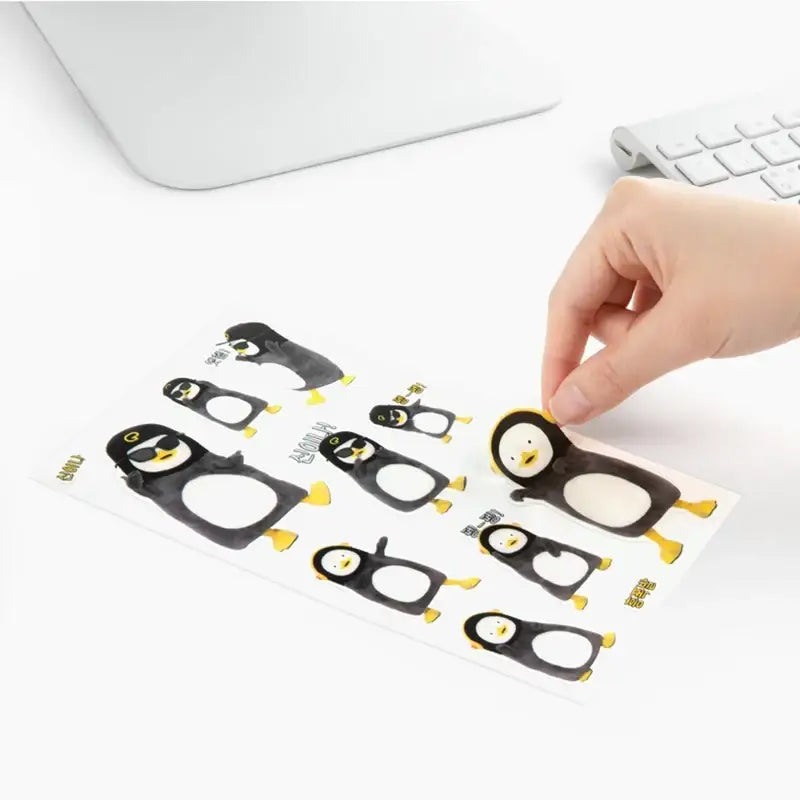 Pengsoo - Transparent Sticker Set - Pengsoo - Accessories, Stationery - Harumio