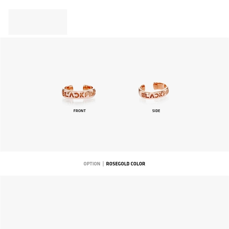 BlackPink - KIND Silver Ear Cuff