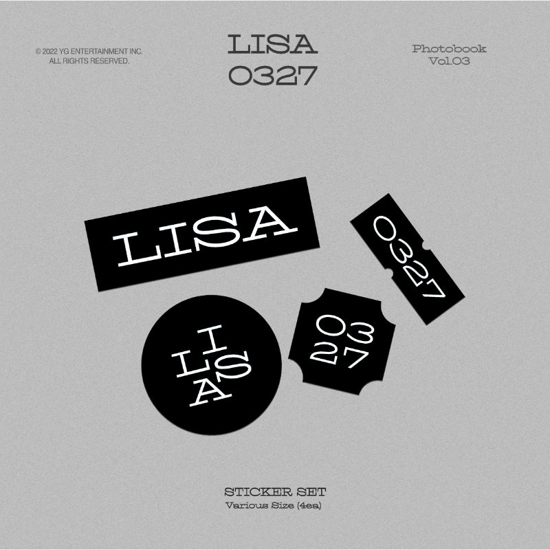 BlackPink - Lisa 0327 Photobook Vol.03