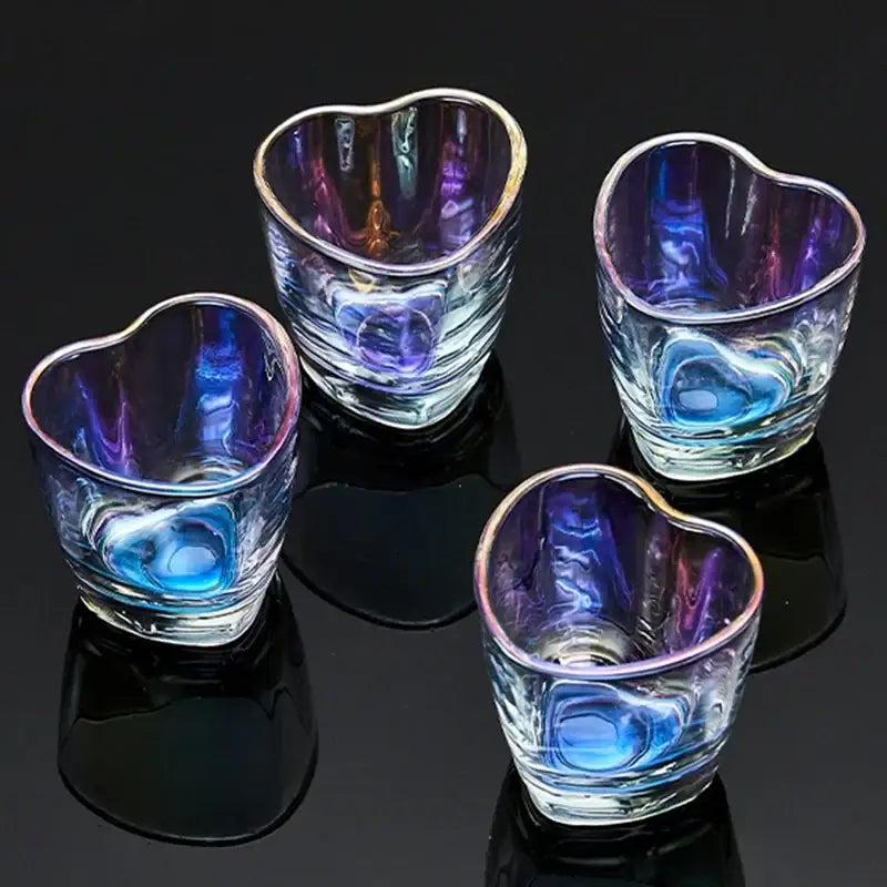 Korean ON Rainbow - Heart Soju Glass Set - Modern House - Tableware - Harumio