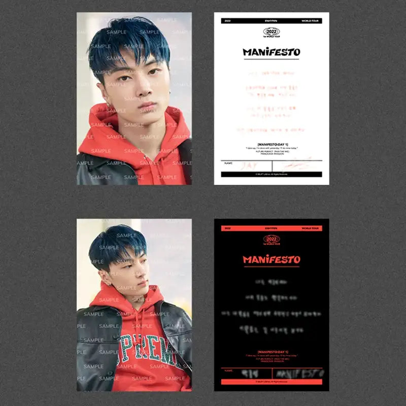 ENHYPEN - MANIFESTO - Postcard Book - ENHYPEN - Postcards - Harumio