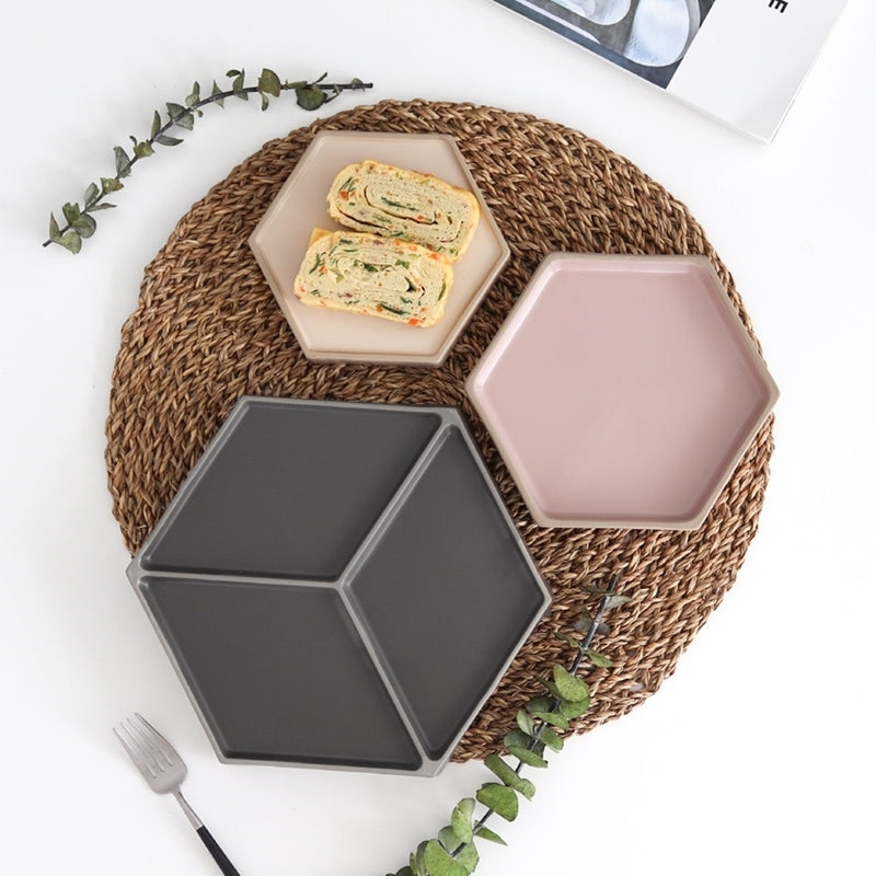 Kim Sunghun - Ceramic Mini Hexagonal Box Plate S