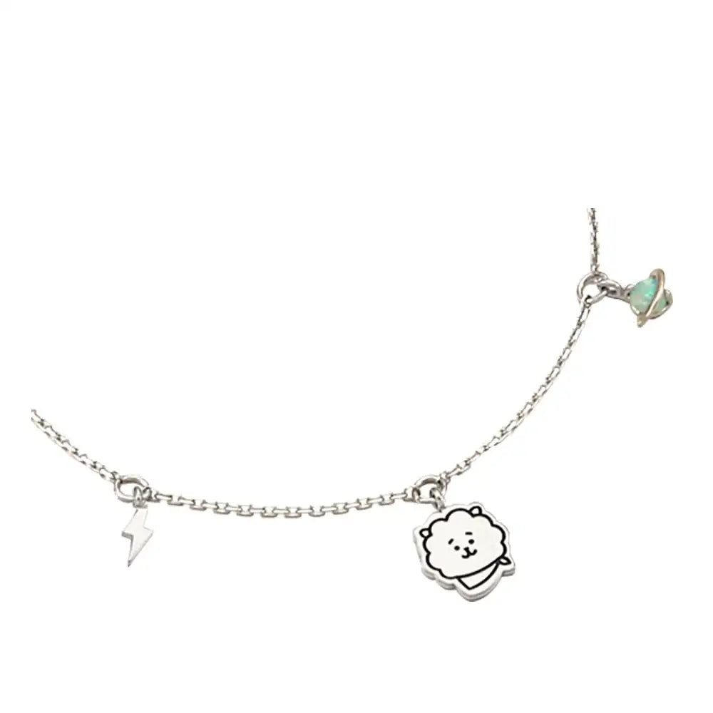 BT21 x OST - RJ Silver Bracelet - OST - Bracelets - Harumio