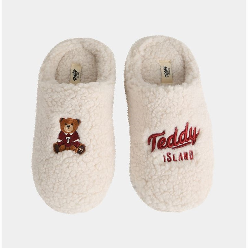SHOOPEN x Teddy Island - Non-slip Lettering Dumble Room Shoes