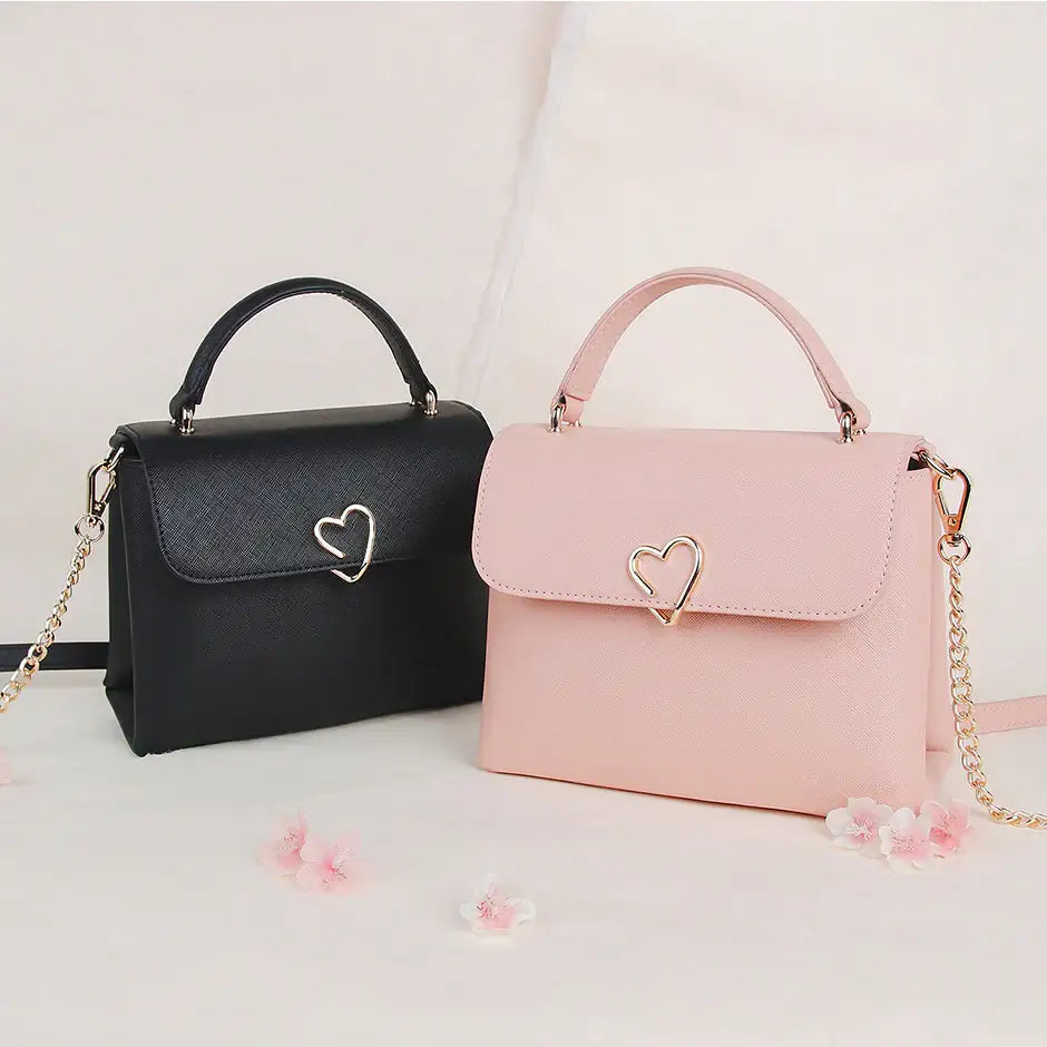 CLUE - Lovely Heart Point Chic Mini Bag - CLUE - Bag - Harumio