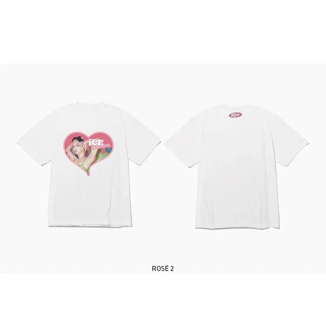 BlackPink - Ice Cream Short Sleeve T-Shirt Type 2 - BlackPink - T-Shirts - Harumio