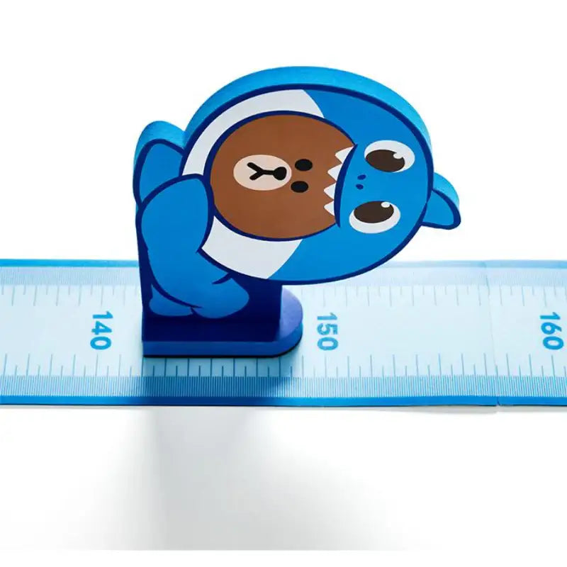 Line Friends x Pinkfong Baby Shark - Kids Height Measure Ruler - Line Friends - Stationery - Harumio