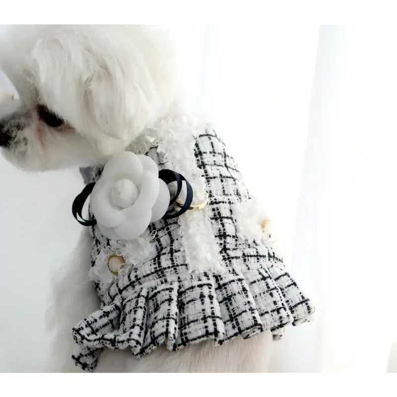 ITSDOG - Pet Camellia Tweed Harness - ITSDOG - Pet Accesories - Harumio