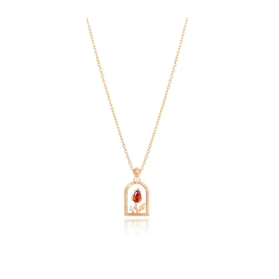 Le Petit Prince x OST - Pride Rose Rose Gold Necklace - OST - Accessories, Jewelry - Harumio