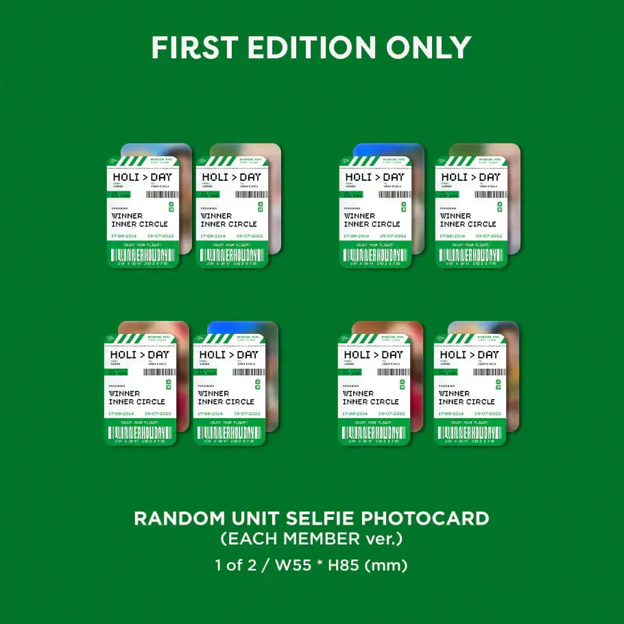 WINNER - HOLIDAY : Mini Album Vol. 4 (Digipack Version) - WINNER - Album - Harumio