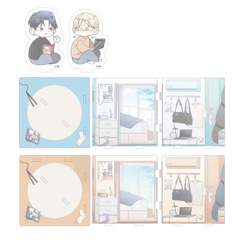 Apartment Assistant-nim - Acrylic Stand Set - Webtoon Shop - Acrylic Stand - Harumio