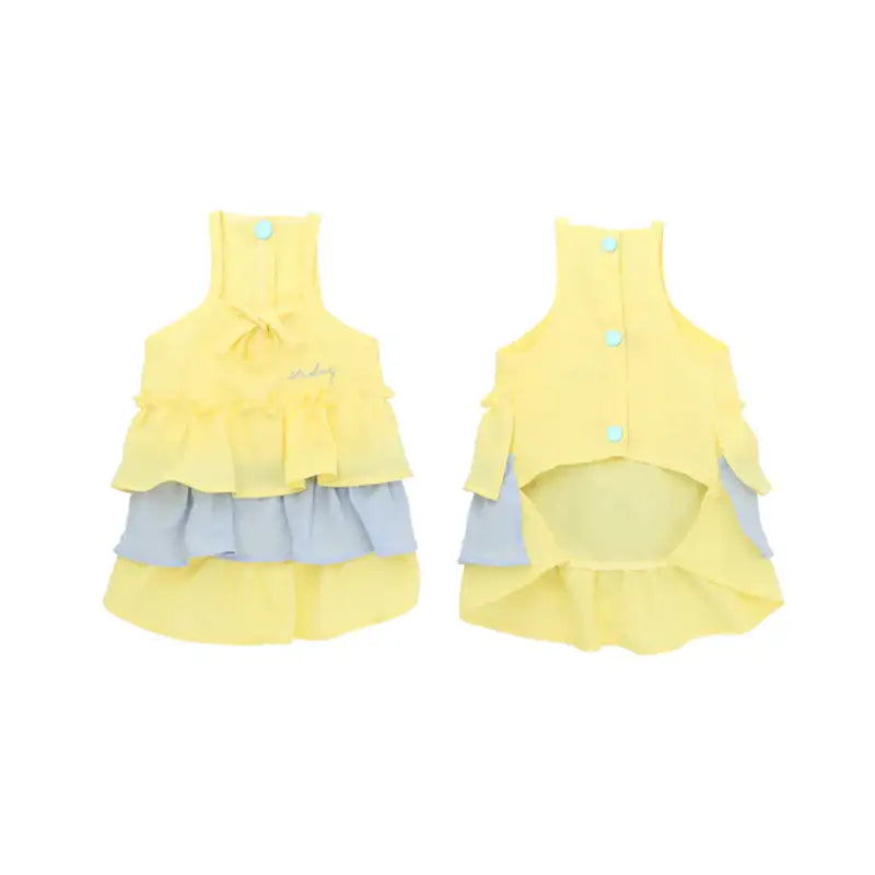 ITSDOG - Pet Linen Frill Dress - ITSDOG - Pet Clothes - Harumio