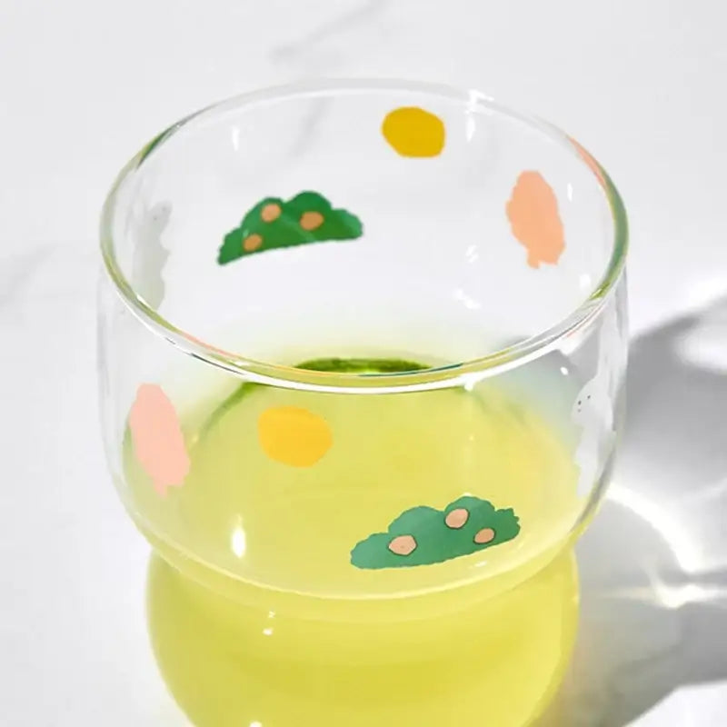 Korean Little Buddy - Dongle Glass Cup - Modern House - Tableware - Harumio