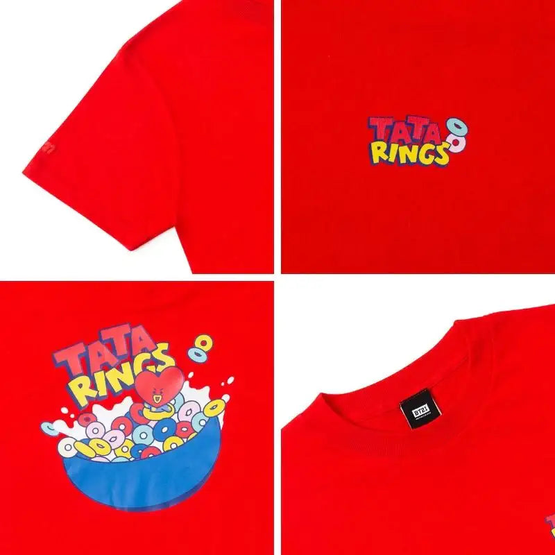 BT21 - Snacks Short Sleeve T-Shirt - BT21 - T-Shirt - Harumio