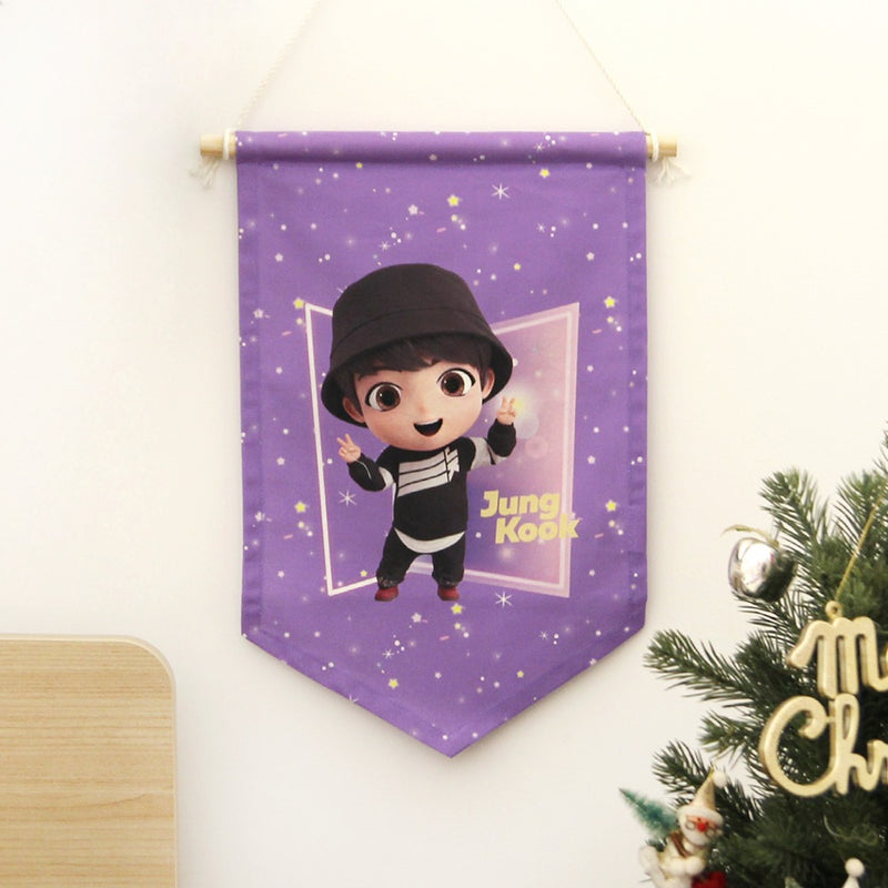 BTS TinyTAN - Fabric Flag