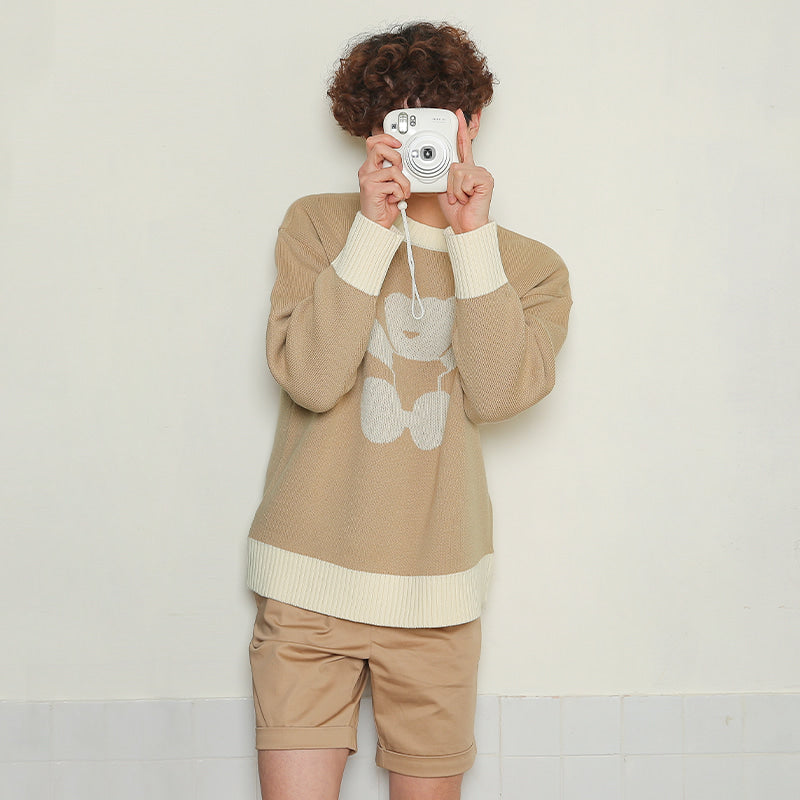 AQO - Hug Me Bear Knit Sweater