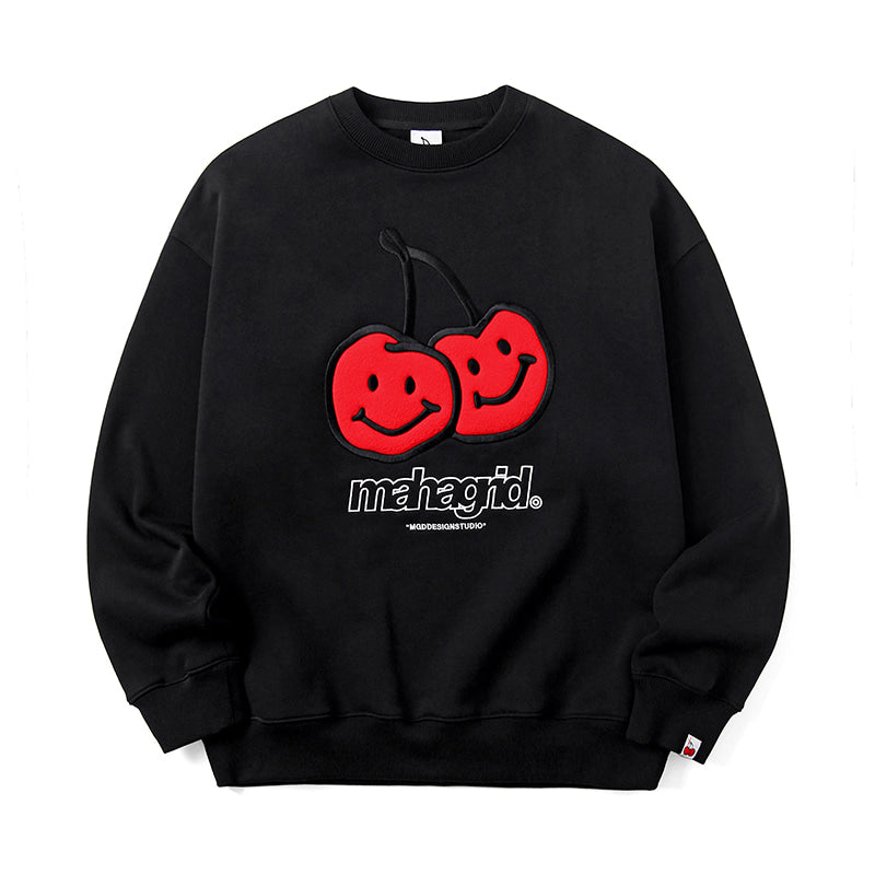 Kirsh x Mahagrid - Big Doodle Cherry Sweatshirts