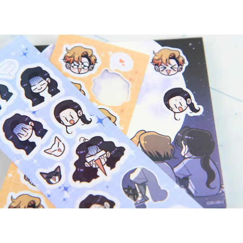 Waikiki Vampire - A Set of Stickers - Webtoon Shop - Stickers - Harumio