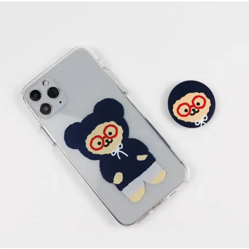 Teteum - Hoodie Jelly Hard Phone Case & Griptok - Teteum - Phone Cases - Harumio