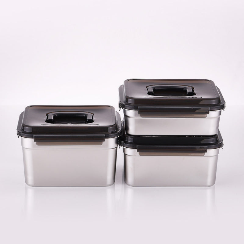 Neoflam - Staineless Steel Kimchi Container Set Of 3