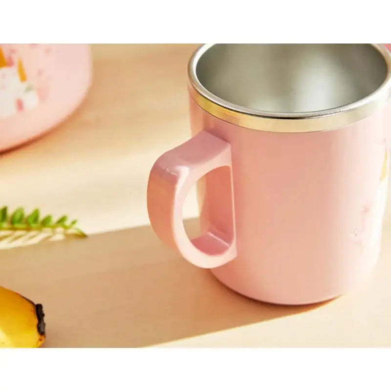 Korean Swan Lake - Double Stainless Cup With Handle (Non-Slip) - Modern House - Tableware - Harumio
