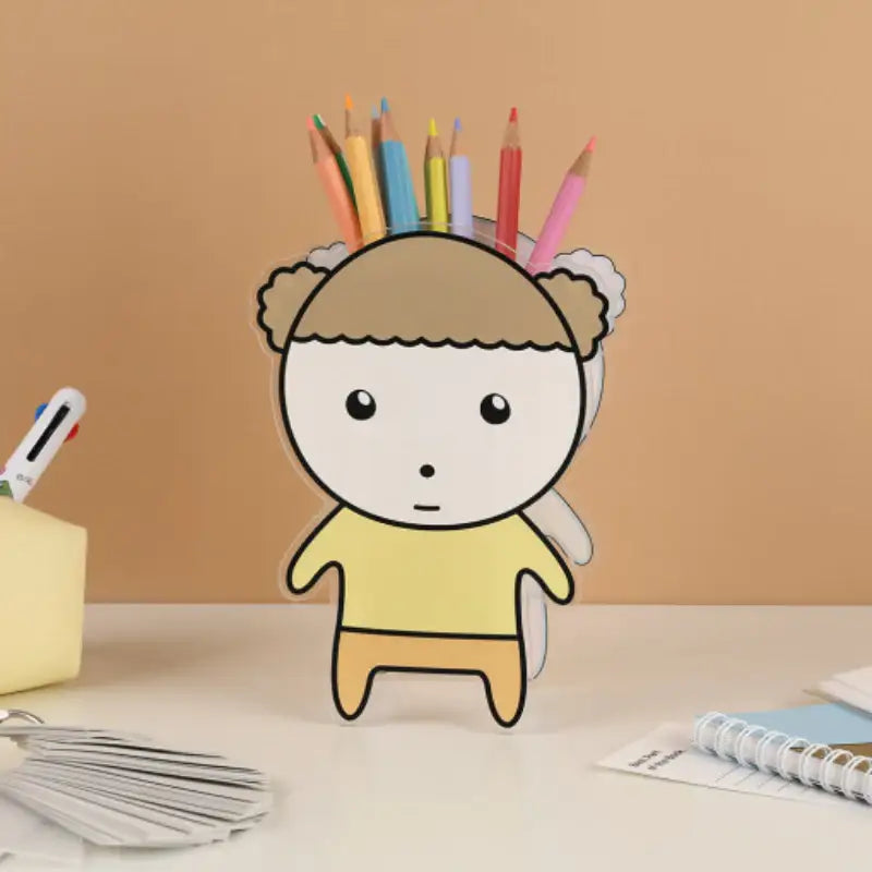 Maru Is a Puppy - Acrylic Pencil Holder - Webtoon Friends - Pencil Holder - Harumio