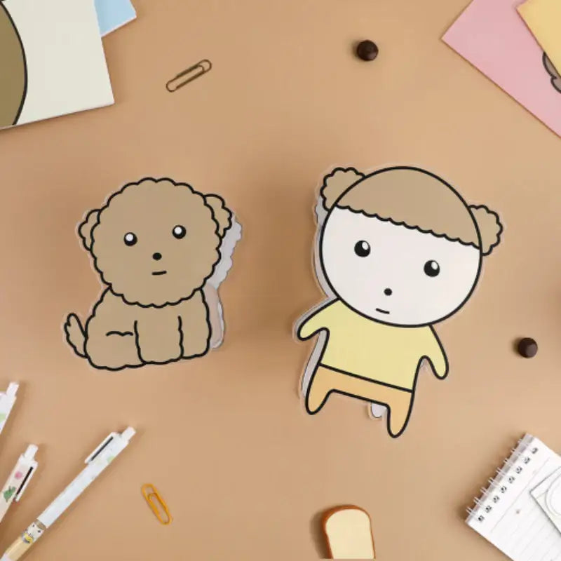Maru Is a Puppy - Acrylic Pencil Holder - Webtoon Friends - Pencil Holder - Harumio