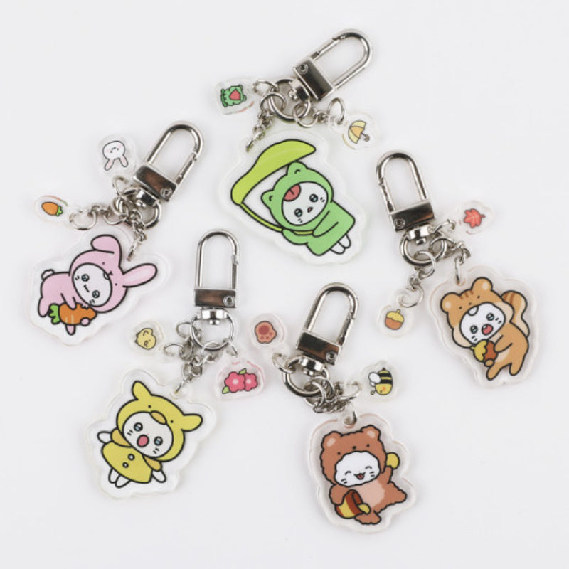Meow Man - Acrylic Keyring (Random)