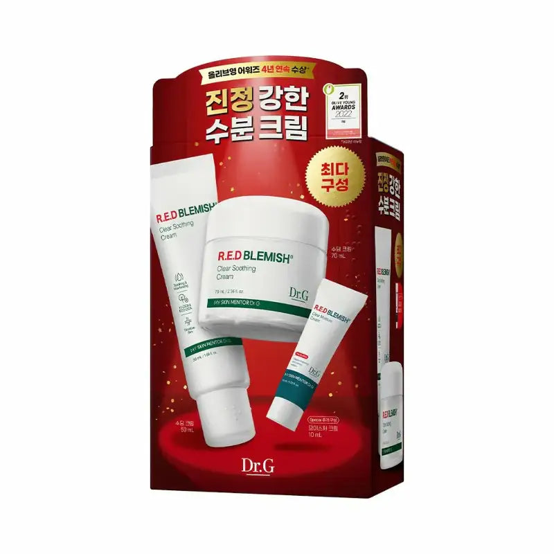Dr.G - Red Blemish Clear Soothing Cream - Special Set - Dr.G - Moisturizer - Harumio