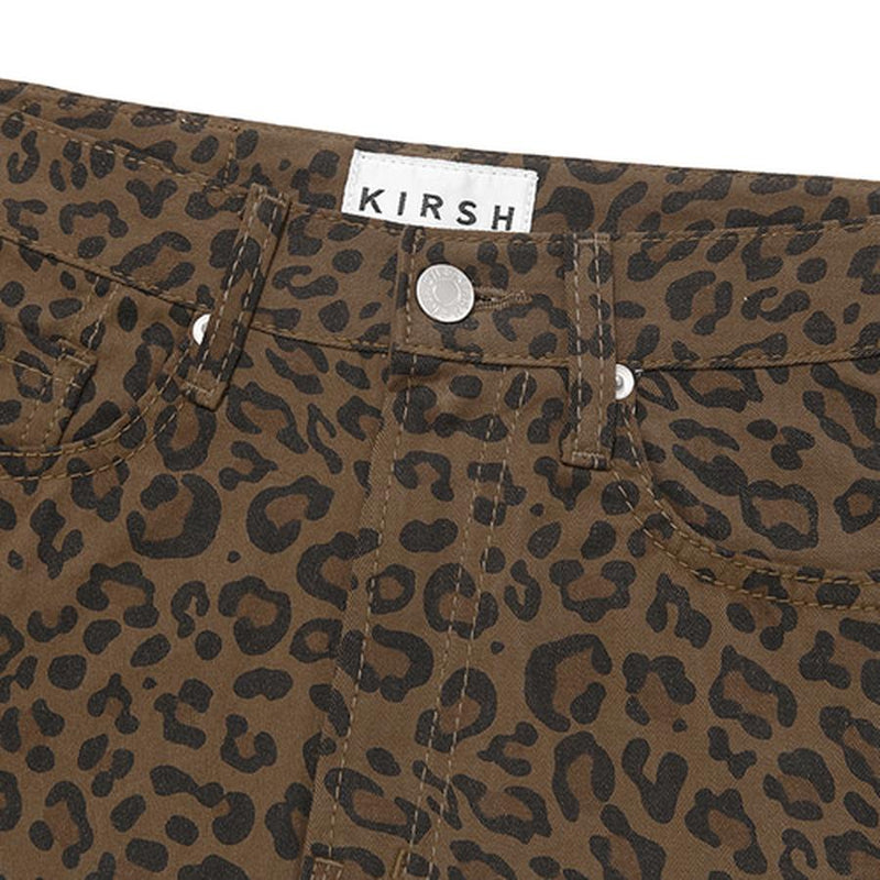 Kirsh - Short Fitted Skirt - Leopard