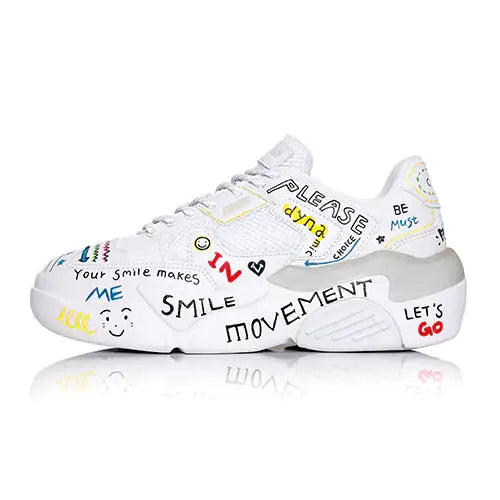 Lakai - Hati Graffiti Shoes - All White - Lakai - Footwear - Harumio