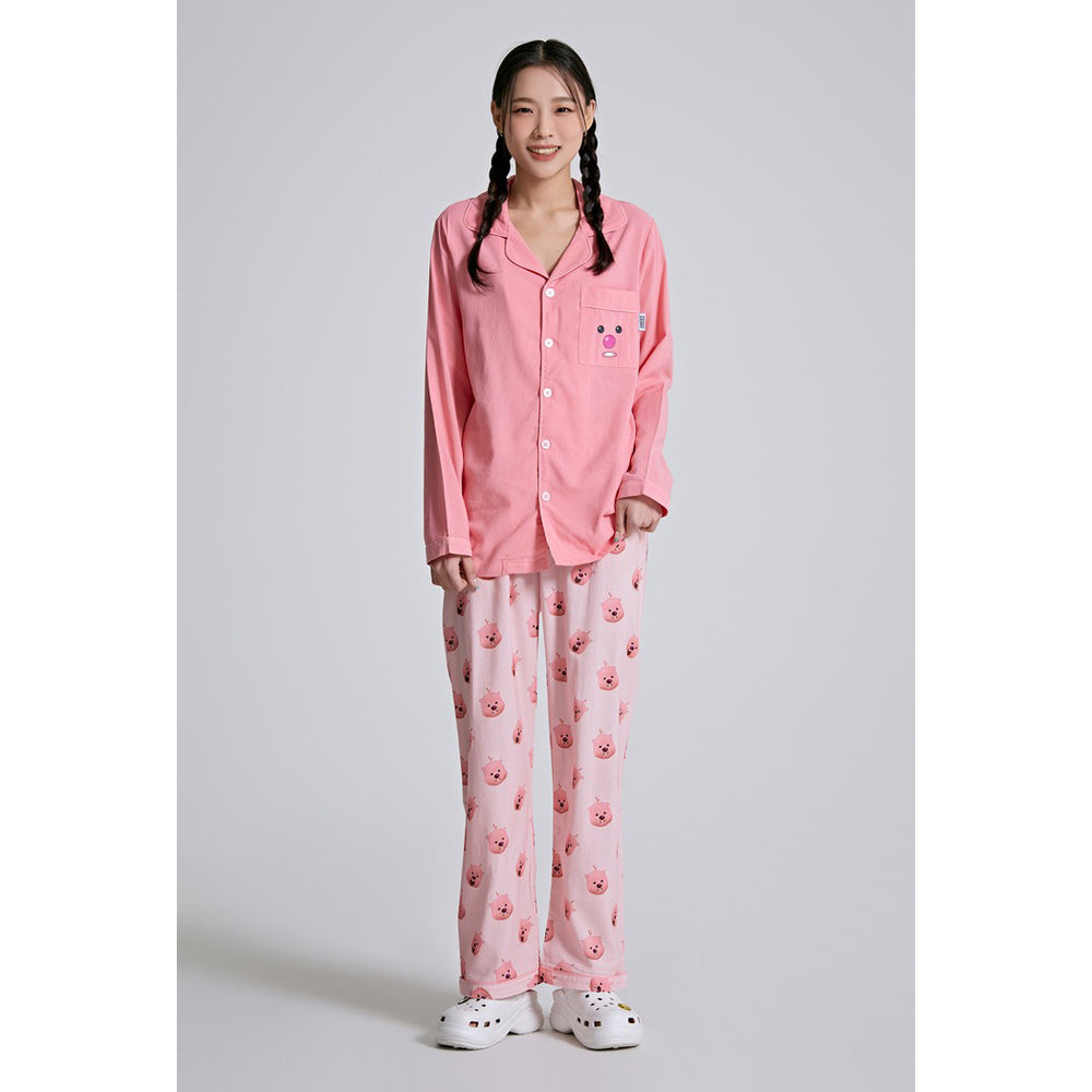 SPAO x Zanmang LOOPY - Pleasant Pajamas Set (Pink)