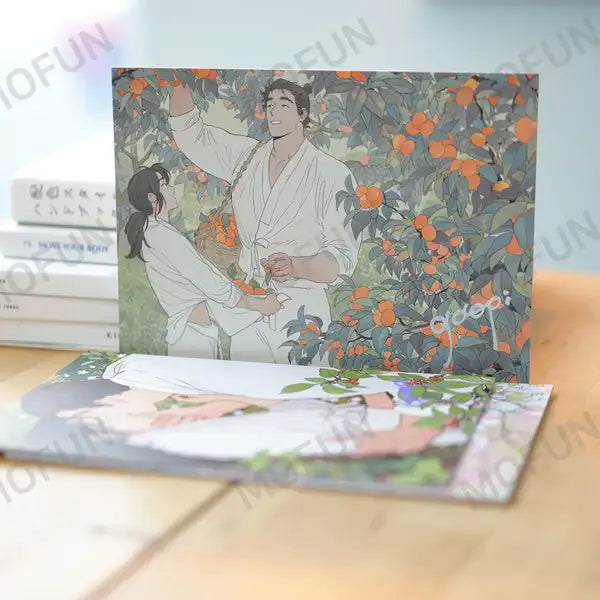 MOFUN x Bongchon Bride - Illustration Colored Paper (Random) - MOFUN x Bongchon Bride - Illustrated Colored Paper - Harumio