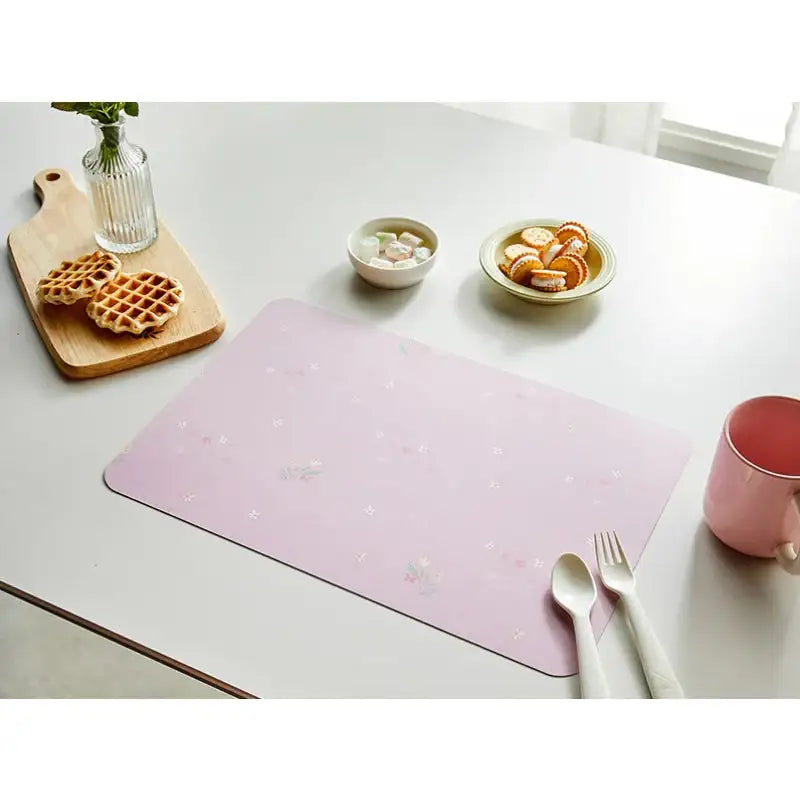 Korean Swan Lake - Double Sided Dining Mat - Modern House - Dinning Mat - Harumio