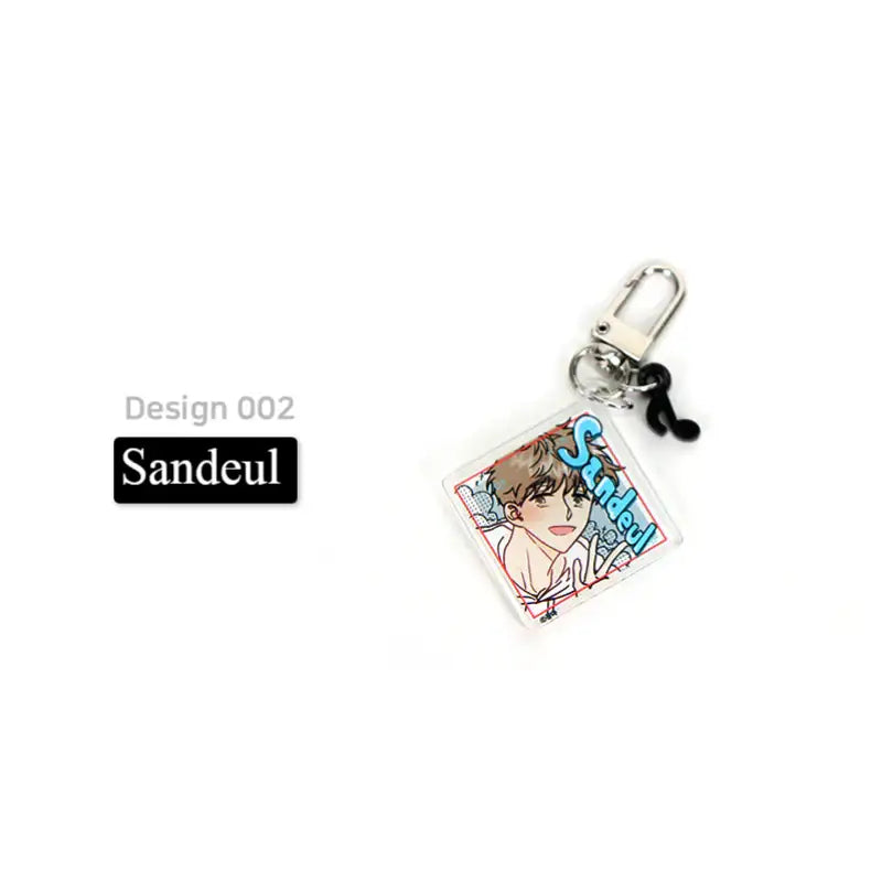 Kiss on the Piano - Acrylic Keyring - Webtoon Shop - Keyrings - Harumio