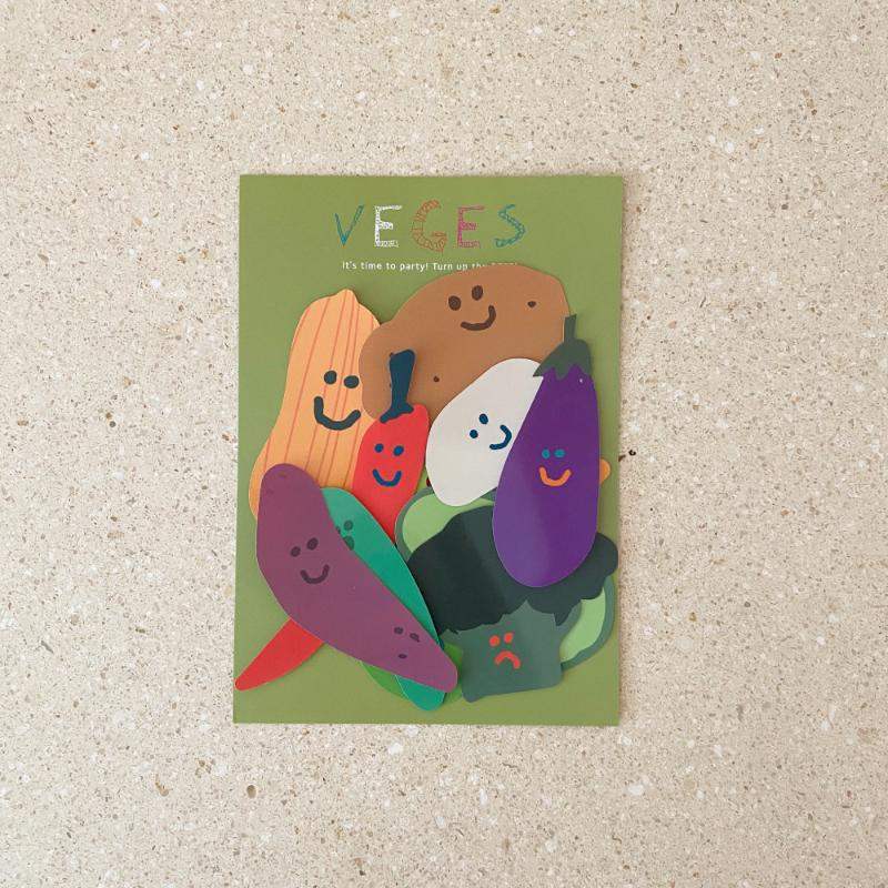 Dinotaeng - Veges & Fruity's Sticker Pack - Dinotaeng - Sticker - Harumio