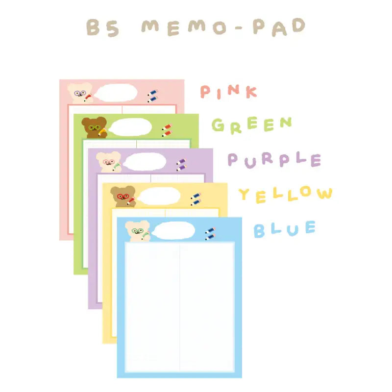 Teteum - B5 Memo Pad - Teteum - Memo Pad - Harumio