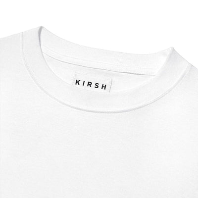Kirsh - Glitter Rainbow Logo T-Shirt - White